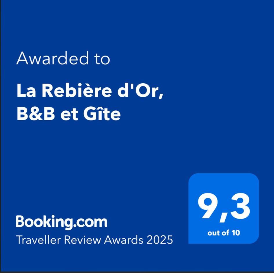 La Rebière d'Or, B&B et Gîte Mouleydier Exterior foto